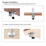 Viozon Dual Arms LCD and LED Monitor Desk Mount Stand for all size below 27inch such like... N7