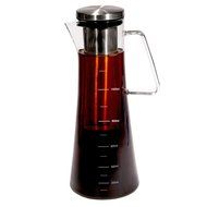 Handi Home Cold Brew Coffee Maker Brewed Ice Coffee and Tea Pitcher 1.3 Quart | 18/8 Stainless Steel Permanent... N3