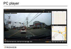 ITRONICS iPass Black ITB-100SPW Smart WiFi FullHD Vehicle Driving Recorder CAR Black BOX