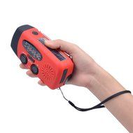 Ckeyin &reg; Dynamo Emergency Solar Hand Crank Self Powered AM/FM/WB Radio, LED Flashlight, Smart Phone Charger Power... N4