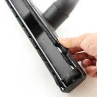 1-1/4inch Wet or Dry Vacuum Cleaner Floor Brush Plastic Bristles with Wheels 360&deg; Swivel Neck Floor Tool for Most... N4