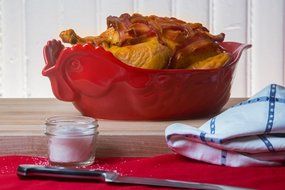 Elizabeth's Everyday 13.5" French Chicken Roaster N2