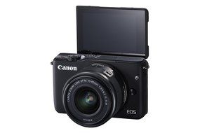 Canon EOS M10 with EF-M 15-45mm Image Stabilization STM Lens, 16GB Memory Card, Tripod and Bag N2