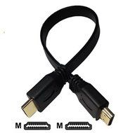 1FT HDMI High-Speed Gold Plated A male to A male Extension Flat Cable Supports 1.4 Ethernet 3D 4K - Use with DTV... N3