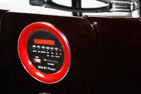 EMB PK82 RED Color 800W 8" Portable Professional Rechargeable BOOM Box Speaker N4