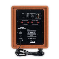 Acoustic Audio CSPS65-C Home Theater 6.5" Powered Subwoofer Cherry Front Firing Sub N2