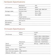 [THES] The Vue Wearable Extreme &amp; Leisure Sports Wi-Fi Action Cam / Including 16GB SD Card / Waterproof / Smart... N2