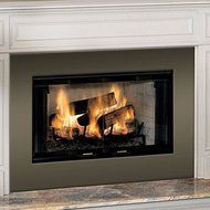 Majestic BE Royalton 42" Radiant Wood Burning Fireplace with Full Refractory Firebox Traditional Brick Interior...