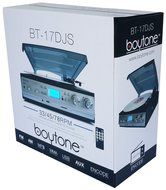 Boytone BT-17DJS 3-speed Stereo Turntable, with 2 extra ceramic needles, Belt Drive, 2 built in Speakers, Digital... N9