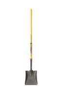 Nupla CBS2L-E #2 Ergo Power Square Point Shovel, Closed Back Blade, Ergo Grip, 16 Gauge, 48" Long Handle