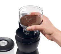 DeLonghi KG49 Electronic Coffee-Bean Grinder with 3 Grind Settings