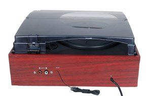 Boytone BT-17DJS 3-speed Stereo Turntable, with 2 extra ceramic needles, Belt Drive, 2 built in Speakers, Digital... N12