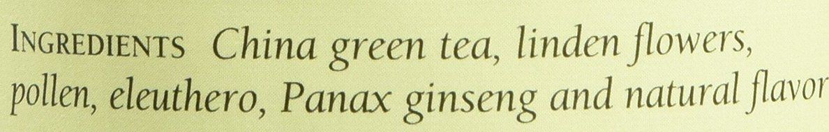 The Republic Of Tea Honey Ginseng Green Tea, 50 Tea Bags, Relaxing Chinese Green Tea Gourmet Blend N6