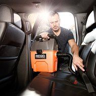 RIDGID Wet Dry Vacuums VAC3000 Portable Wet Dry Vacuum Cleaner for Car, Garage or In-Home Use, 3-Gallon, 3.5 Peak...
