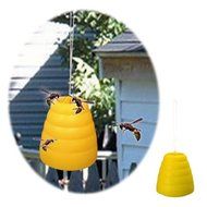 Yellow Jacket Beehive Shaped Wasp Hornet Fly Insect Trap Bee Attract Catcher [Gold Sister]