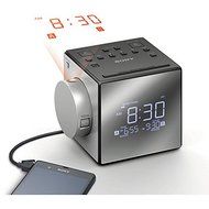 Sony Compact AM/FM Dual Alarm with Large Easy to Read Backlit LCD Display &amp; Time Projection Alarm Clock N2