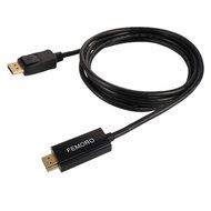 HDMI DisplayPort Cable 6FT, FEMORO DP HDMI Display Cable Adapter 6feet Male to Male Port Gold Plated Port with... N7