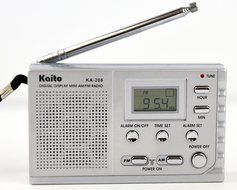 Kaito KA208 Mini size AM/ FM radio with LCD digital display, KA208 N4