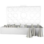 iCooker 17-Pack Decorating Tips for Cake Supplies [FREE Pastry Bag Kit Set] Best Professional Tool Tips for Icing...