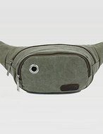 SB@Outdoor Pockets Stylish Casual Men Canvas Messenger Bag Multifunction Pockets Portable Running Sports Package... N3