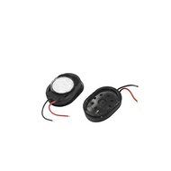 Water &amp; Wood 1W 8 Ohm 17mm x 12mm Oval Phone Magnetic Audio Speaker Amplifier 2 Pcs