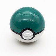 YTH Pokemon Poke ball Tobacco Mill Herb Grinder with Pollen Catcher Packaged Gift Box (Black) N13