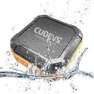 Cudevs M3 Bluetooth Speakers, Wireless, Portable and Waterproof for Outdoors and Shower (Orange) N4
