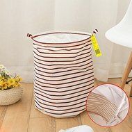 MuLuo Large Waterproof Cloth Folding Clothes Laundry Basket Toy Storage Basket Drain Laundry Basket with A Lid... N4