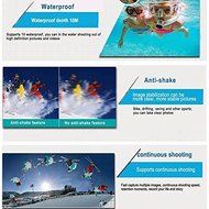 Elecsmart HDV-801 Underwater Shockproof Digital 24MP Camera &amp; Camcorder Double Screens Dual Full-Color LCD Displays... N2