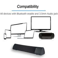Rotibox Mini Soundbar Ultra Compact Portable Mutimedia Wireless Stereo Bluetooth Speaker HiFi Powerful Crystal... N5