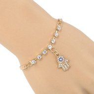 Charm Women Crystal Rhinestone Gold Plated Bracelet Bangle Fashion Jewelry Gift N5