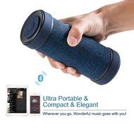 Hapyia Portable Wireless Bluetooth Speaker with Power Bank, 360-Degree 3D Stereo Surround Sound, Waterproof Shockproof... N8