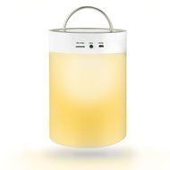 Anpress Portable Multifunctional Bluetooth Speaker with Smart Touch Mood Lamp, 4 Light Modes, Hands-Free Speakerphone... N3