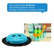 Floor Mopping Robot Pet Hair Robotic Cleaner with Replacement Cleaning Mop Cloth (Blue) N30