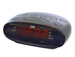 GOSO Digital Alarm Clock Radio with LED Display and Sleep, Snooze Functions