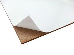 16 X NATURAL CORK TILES (SELF ADHESIVE) FOR FLOOR/WALL/DIY 300x300mm (4mm thick) N3
