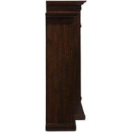 Upton Home Dublin Espresso Stacked Electric Fireplace N6