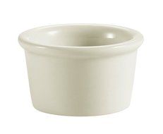 CAC China RKF-2-P 2-Ounce Super Porcelain Round Ramekin, 2-1/4 by 2-1/4-Inch, White, Box of 48 N3