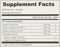 Lifestyle Awareness Teas, Caffeine Free Dandy Liver Detox Tea, 20 Count N16