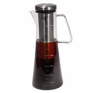 Handi Home Cold Brew Coffee Maker Brewed Ice Coffee and Tea Pitcher 1.3 Quart | 18/8 Stainless Steel Permanent... N6