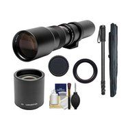 500mm 1000mm Telephoto Lens Nikon Digital SLR D3100 D3200 D5000 D5100 Camera