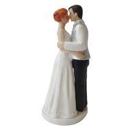 GSPORT Wedding Cake Toppers Bride and Groom Resin Dolls Wedding Decoration 20 pieces Design (K) N5