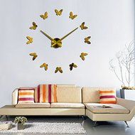 EverTrust(TM) New diy Wall Clock 3d Acrylic Mirror Clocks Reloj De Pared Quartz Watch Horloge Home Living Room... N2