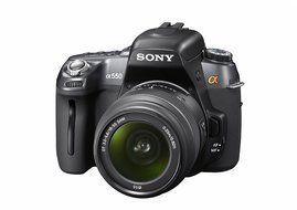 Sony Alpha DSLR-A550L 14.2MP Digital SLR Camera with 18-55mm Lens N6
