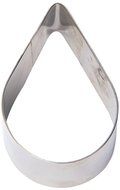 Fat Daddio's Stainless Steel Drop Cake and Pastry Ring, 10 x 7 x 2