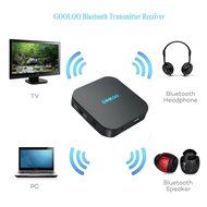 Bluetooth 4.1 Transmitter and Receiver, GOOLOO 2-in-1 3.5mm Portable Wireless Audio Adapter for Headphones, TV... N8