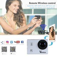 Vemico Action Camera 4K30FPS 16MP WIFI 2.0 Inch Screen Waterproof Sports Helmet Cam with Extra 1050 mAh Battery... N8