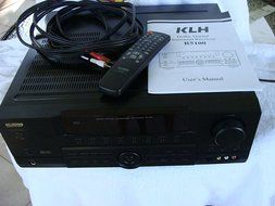 KLH R5100 Surround Sound Receiver w/ Manual, Remote &amp; Cable N2