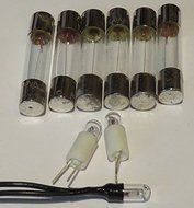 Marantz 2220 Complete Lamp Kit - with 8v 200ma Fuse Lamps