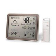 Chaney Instruments 75077A1 Wireless Weather Forecaster with Remote Sensor and Atomic Clock
